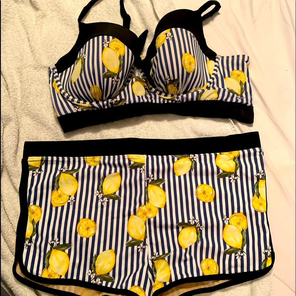 CACIQUE SWIM SUIT - LEMON LOVE 🍋❤️plus size